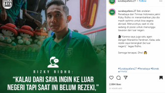 Rizky Ridho Ingin Aboard Tapi Belum Rezekinya, Bonek Doakan Sang Pemain