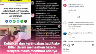 Rizky Billar Tunjukkan Kerendahan Hati Maafkan Haters, Netizen: Ngelihatnya Kayak Settingan