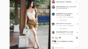 Maria Vania Pamer Foto Seksi, Bikin Netizen Heboh: Karenamu semua wanita terlihat biasa Ajah