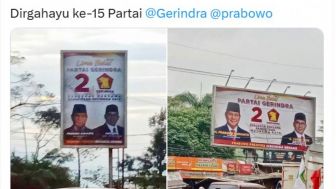 Fadli Zon Unggah Foto Baliho Besar Saat Partai Gerindra Ulang Tahun, Netizen Beri Komentar Pedas: Lebih Baik Gabung NasDem