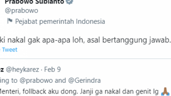 Kata Prabowo Subianto Laki-laki Nakal Ngga Apa-apa Loh