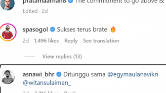 Sentil Egy dan Witan Saat Komentari Unggahan Pratama Arhan, Asnawi Mangkualam Banjir Hujatan