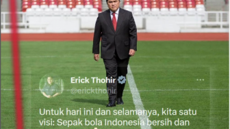 Jadi Ketua Umum PSSI, Erick Thohir Langsung Berkelakar di Twitternya