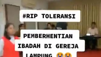 Ketua RT Paksa Ibadah di Gereja Lampung Dihentikan, Ayang: Sikap Barbar, Tangkap dan Adili!