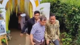 Viral Video Penangkapan Koruptor Saat Hadiri Hajatan Pernikahan, Netizen: Bikin Puas Hati Melihat DPO Ditangkap