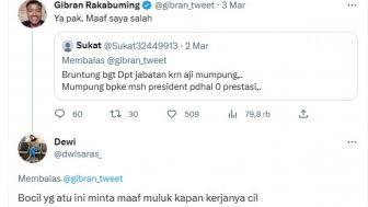 Gibran Disebut Netizen Manfaatkan Aji Mumpung Jadi Wali Kota Solo: Padahal 0 Prestasi