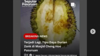 Gaduh Beli Durian Isinya Busuk di Kawasan Wisata Masjid Cheng Hoo Pasuruan