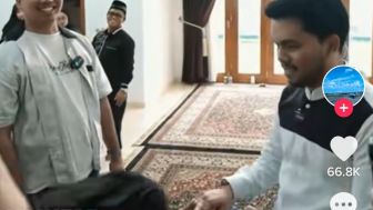 Bikin Baper! Dibeliin TV Oleh Thoriq Halilintar, Fuji Jingkrak-Jingkrak Hingga Cium Tangan