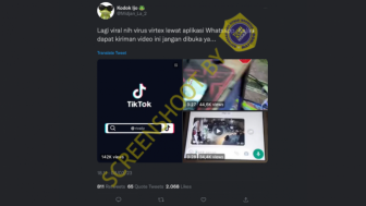 CEK FAKTA Video Membawa Virus Virtex Dibagikan Lewat WhatsApp