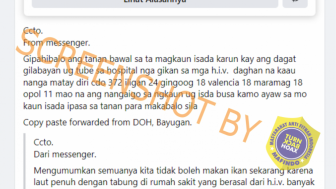 CEK FAKTA Heboh Banyak Orang Meninggal Akibat Makan Ikan Terkontaminasi HIV