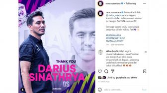 Darius Sinathrya Mundur dari Rans Nusantara FC, Netizen Beri Komentar Menohok: Udah Segini Doank?