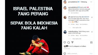 Kesal dengan Penolakan Isreal hingga FIFA Batalkan Indonesia Jadi Tuan Rumah Piala Dunia, Abu Janda: Akibat Kebodohan Manusia!