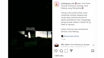Akibat Prank Pocong Malam-malam di Kuburan Malang yang Hampir Telan Korban Jiwa
