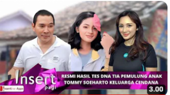 CEK FAKTA: Terungkap dari Hasil Tes DNA, Tia Si Pemulung Cantik Ternyata Anak Tommy Soeharto