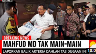 CEK FAKTA: Tak Main-main, Mahfud MD Laporkan Balik Arteria Dahlan Atas Tuduhan Ini