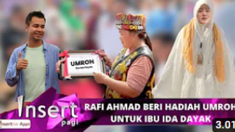 CEK FAKTA: Raffi Ahmad Beri Hadiah Umroh ke Ida Dayak karena Berhasil Sembuhkan Banyak Orang