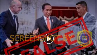 CEK FAKTA: Beredar Video Cristiano Ronaldo Bela Presiden Jokowi usai Indonesia Batal Jadi Tuan Rumah Piala Dunia U-20