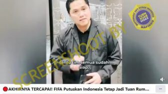 CEK FAKTA: Benarkah FIFA Putuskan Indonesia Tetap Jadi Tuan Rumah Piala Dunia U-20