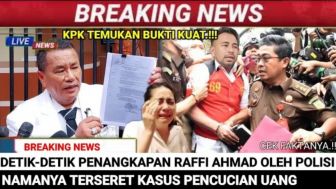 CEK FAKTA: Ini Detik-Detik Penangkapan Raffi Ahmad Oleh Polisi, Istri Tak Kuasa Menahan Tangis