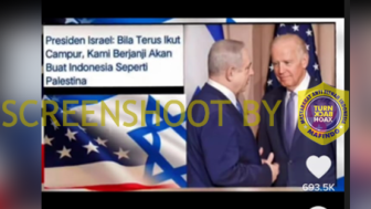 CEK FAKTA Israel Ancam Bakal Bikin Indonesia Seperti Palestina Kalau Terus Ikut Campur