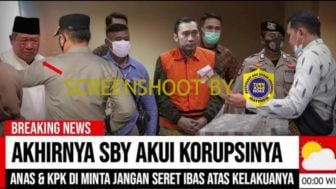 CEK FAKTA SBY Minta Anas Tak Bongkar dan Seret Ibas Dalam Kasus Korupsi