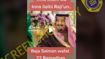 CEK FAKTA Raja Salman Dikabarkan Meninggal Dunia Ramadan Kemarin