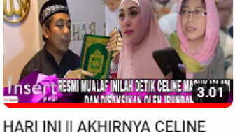 CEK FAKTA: Celine Evangelista Akhirnya Resmi Mualaf, Memeluk Islam di Hadapan Ibunya