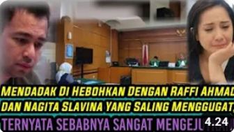 CEK FAKTA: Raffi Ahmad dan Nagita Slavina Saling Gugat karena Ingin Cerai, Benarkah?