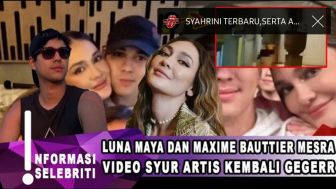 CEK FAKTA: Luna Maya dan Maxime Bouttier Mesra, Video Syur Artis Kembali Geger