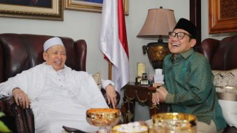 Optimistis Maju Capres di Pemilu 2024, Muhaimin Iskandar Silaturahmi ke Hamzah Haz