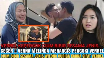 CEK FAKTA: Venna Melinda Menangis Saat Pergoki Verrel Ciuman Bibir dengan Sesama Jenis, Benarkah?