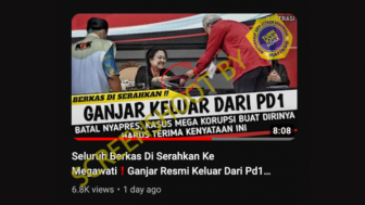 CEK FAKTA: Ganjar Pranowo Mundur dari PDI Perjuangan Karena Kasus Korupsi KTP Elektronik, Benarkah?