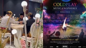 Viral! Sepasang Suami dan Istri Ini Menikah dengan Mahar Tiket Coldplay