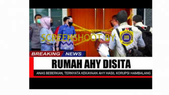 CEK FAKTA: Rumah AHY Disita, Kekayaannya Disebut Hasil Korupsi Hambalang