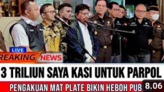 CEK FAKTA: Johnny G Plate Mengaku Berikan Rp3 Triliun ke Partai NasDem dari Korupsi Rp8 Triliun, Benarkah?