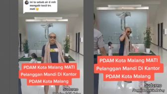 Viral! PDAM Kota Malang Mati, Pelanggan Datangi Kantornya Untuk Numpang Mandi