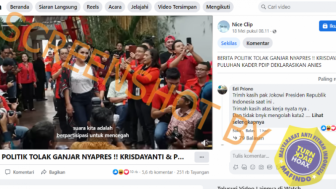 CEK FAKTA: Tolak Ganjar Nyapres, Krisdayanti dan Puluhan Kader PDIP Deklarasikan Anies