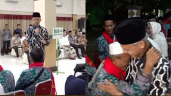 Berangkatkan Calon Jamaah Haji di Semarang, Ganjar Pranowo Titip Doa untuk Indonesia