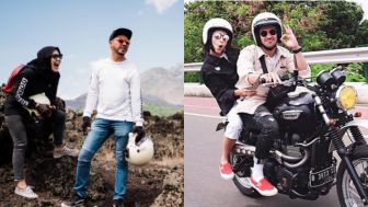 Kerap Diajak Touring, 4 Artis Ini Punya Pasangan Anak Motor