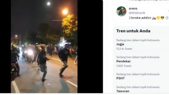 Jogja Trending Topic di Twitter, Tawuran Antar Kelompok jadi Pemicunya