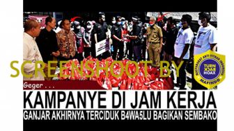 CEK FAKTA: Bawaslu Ciduk Ganjar Pranowo Bagi-bagi Sembako Saat Kunjungan Kerja, Benarkah?