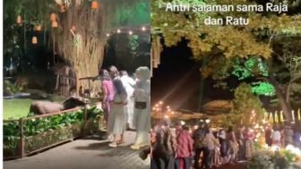 Viral! Sultan Jogja Menikah di Kebun Binatang, Warganet: Vibes-nya Safari Malam