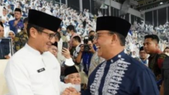 Kini Berpisah Jalan, Keharmonisan Anies Baswedan dan Sandiaga Uno Mulai Pudar di Pacuan Formula E