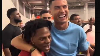 Viral YouTuber IShowSpeed Dipeluk Ronaldo Jadi Sentilan Buat Messi, Netizen: Gamau Sapa Fans Malah Liburan ke Barcelona