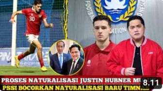 CEK FAKTA: Justin Hubner kembali Urus Kewarganegaraan Indonesia berkat Bantuan Presiden, Benarkah?