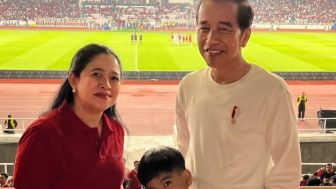 Tak Mau Kalah dengan Prabowo yang Dekat dengan Jokowi saat Nonton Bola, Puan Maharini: Saya juga Akrab