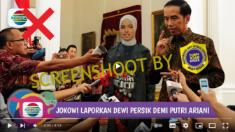 CEK FAKTA: Presiden Jokowi Laporkan Dewi Perssik yang Menyinggung Putri Ariani