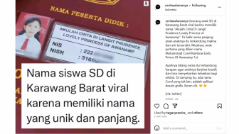 Unik! Nama Panjang Anak SD Ini Jadi Sorotan Publik: Malu seumur hidup