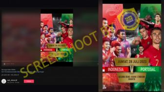 CEK FAKTA: Timnas Indonesia vs Portugal Digelar Bulan Depan, Benarkah?