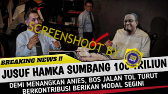 CEK FAKTA: Jusuf Hamka Sumbang Rp100 Triliun untuk Modal Kampanye Anies Baswedan